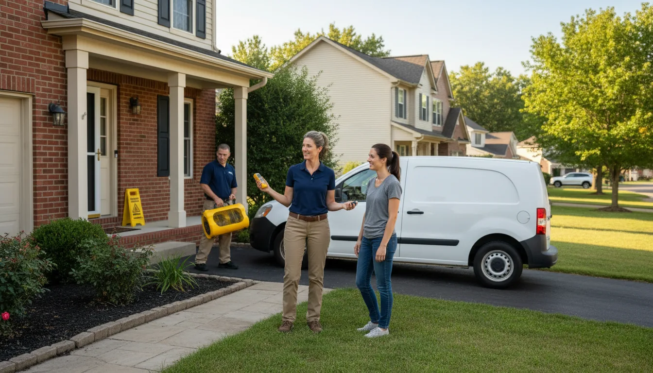 Residential water damage restoration in Gila Bend, AZ
